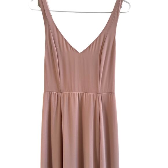 Show Me Your Mumu Jenn Beige V-Neck Sleeveless Maxi Dress size Medium #9061 - Picture 6 of 16